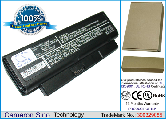 Compaq Presario B1200 HSTNN-DB53 akku 2200 mAh
