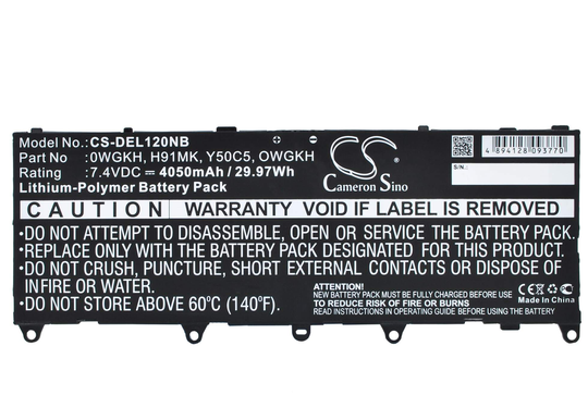 DELL Latitude 10e Latitute 10-ST2e akku 4050 mAh