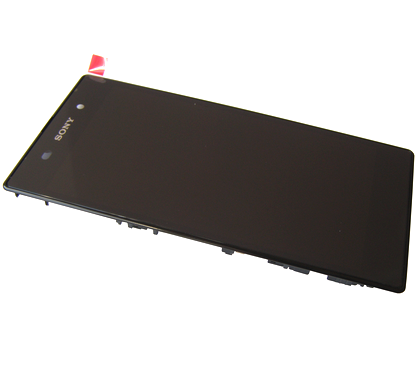 Etupaneeli kosketuspaneelilla and lcd Näyttö Sony C6902/ C6903/ C6906/ C6943 Xperia Z1 - musta (Alkuperäinen)