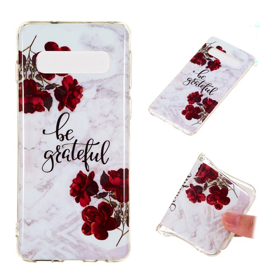 Samsung Galaxy S10 marmori kuosi Suojakotelo - Malli W