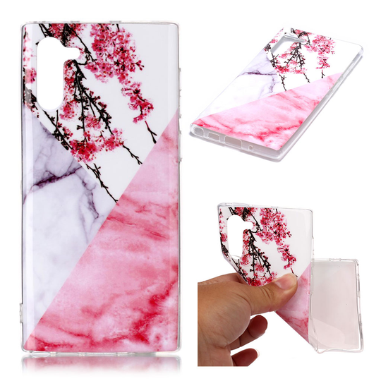 Marble Samsung Galaxy Note 10 kuoret - Kukkainen marmori