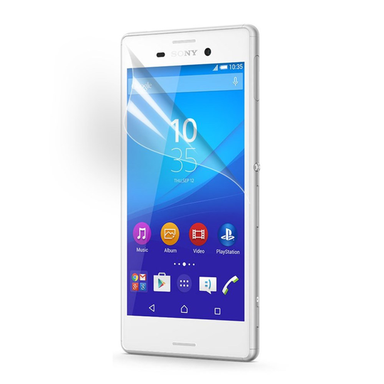5 Kpl Näytön Suojakalvoja Sony Xperia M4 Aqua Puhelimelle.