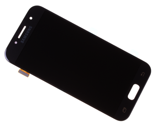 Kosketuspaneeli + LCD Samsung Galaxy A3 2017 / SM-A320F - Musta