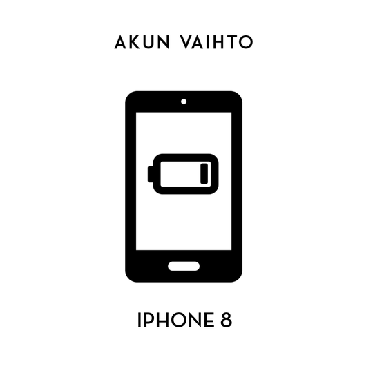iPhone 8 Plus akun vaihto