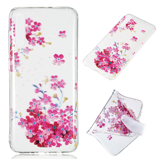 Samsung Galaxy A70 pattern case - Pink Flower