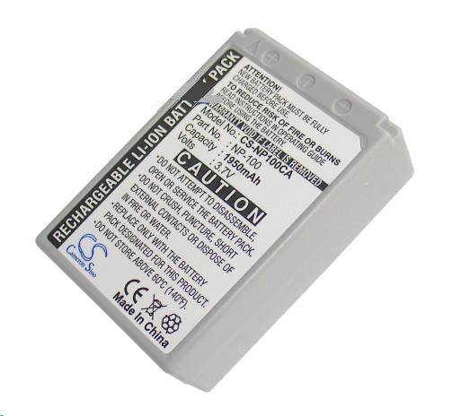 Casio NP-100 NP-100L yhteensopiva akku 1950 mAh