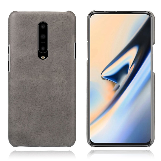KSQ Crazy Horse OnePlus 7 Pro hard case - Grey
