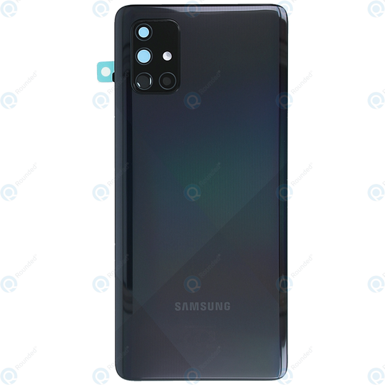 Samsung Galaxy A71 Takakansi - Musta (Alkuperäinen)