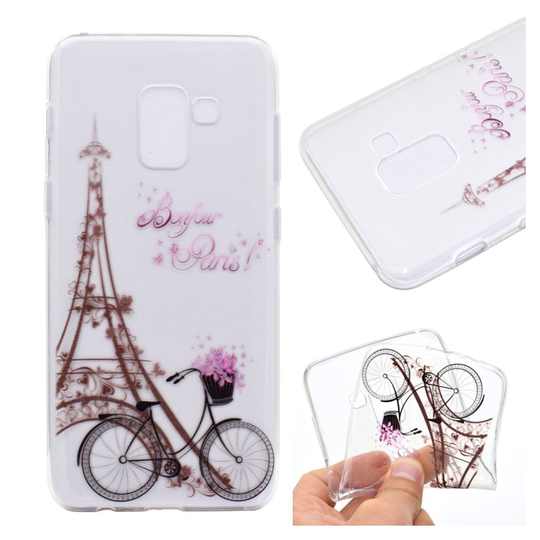 Samsung Galaxy A8 (2018) eleganttinen suojakuori - Eiffel torni