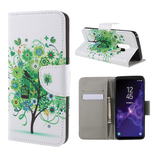 Samsung Galaxy S9 Plus uniikki suojakotelo - Vihreä puu