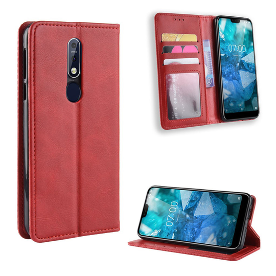 Bofink Vintage Nokia 7.1 kotelot - Punainen