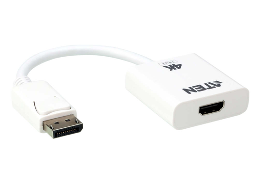 DisplayPort To True 4K HDMI Active Adapter, White