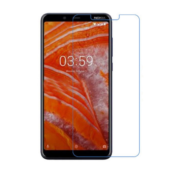 Nokia 3.1 Plus kristalli kirkas muovi LCD näyttö suojakalvo - Transparentti