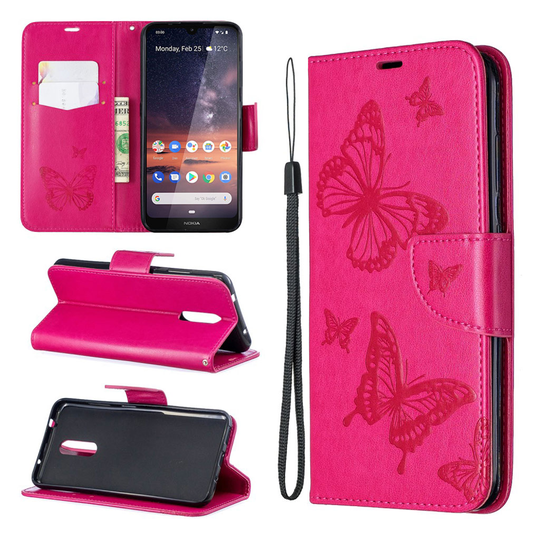 Butterfly Nokia 3.2 kotelot - Ruusu