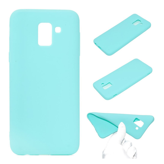 Samsung Galaxy J6 (2018) Pehmeä Himmeä TPU Takasuoja Kuori Puhelimelle - Vaalean Sininen