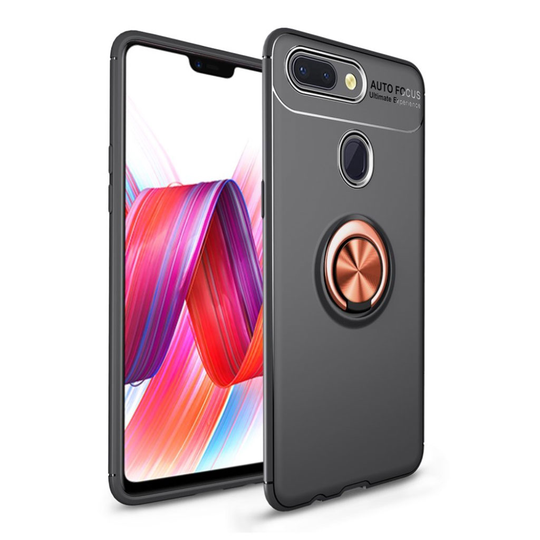 Xiaomi Mi 8 Lite rengaspidike suojakotelo - Musta / Rose