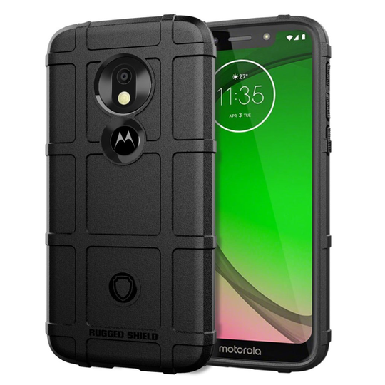 Motorola Moto G7 Play anti-shock grid case - Black