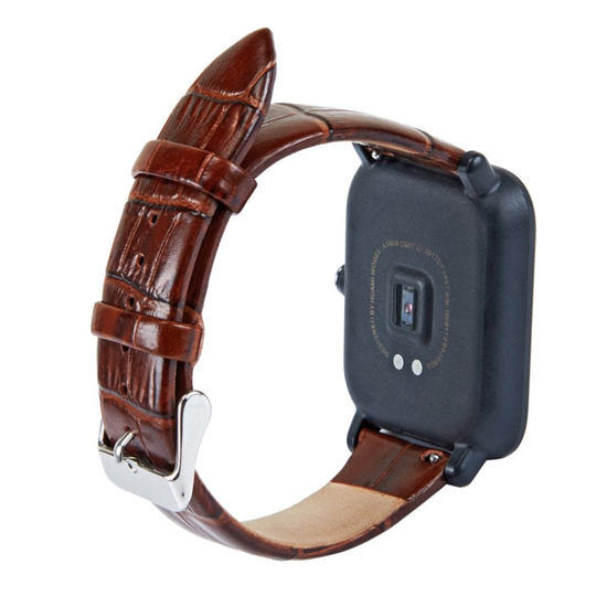 Samsung Galaxy Watch Active 20mm crocodile genuine watchband - Brown