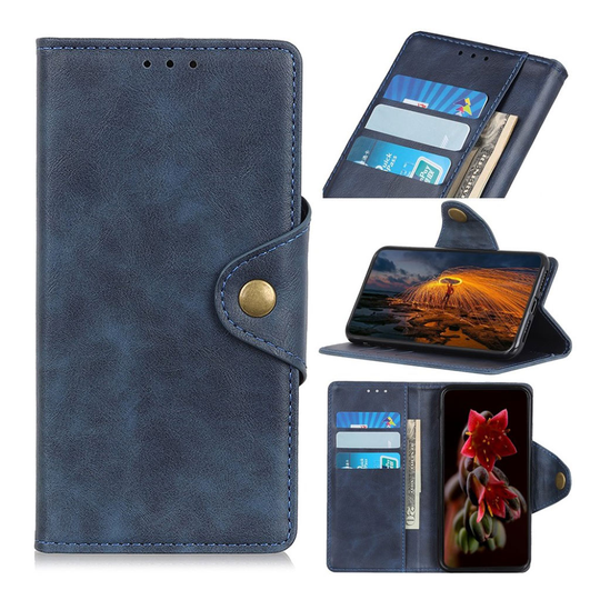 Alpha Xiaomi Redmi Note 8 flip kotelot - Sininen