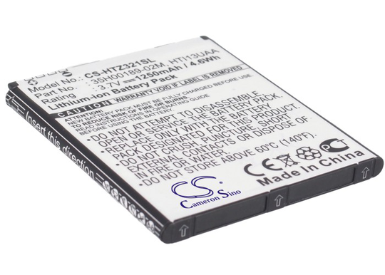 HTC J Z321e J ISW13HT Nippon z321e ISW13HT yhteensopiva akku - 1250mAh