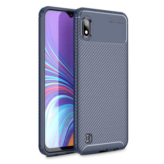 Carbon Shield Samsung Galaxy A10 kuoret - Sininen