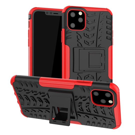 Offroad iPhone 11 Pro Max kuoret - Musta / Punainen