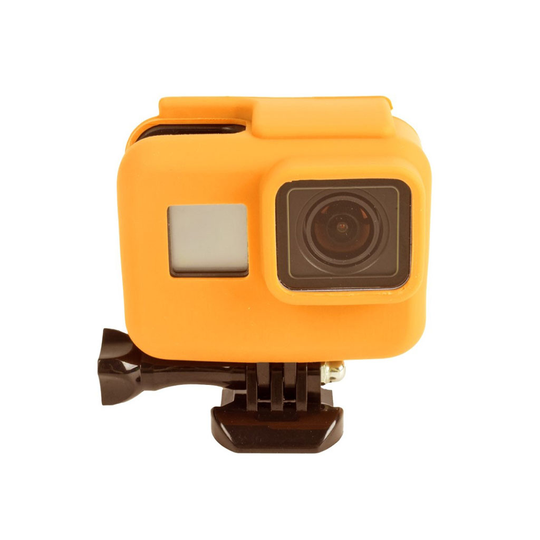 GoPro Hero 5 Black Pehmeä Suojaava Silikoni Kuori - Keltainen