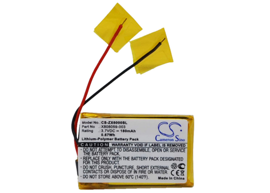 Microsoft LifeChat ZX-6000 akku 180mAh/0.67Wh