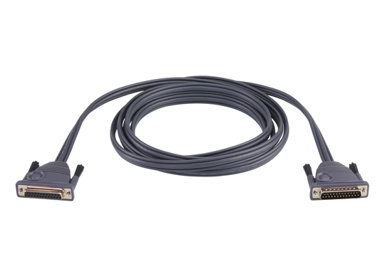 Daisy Chain-Cable, DB-25 Male - DB-25 Female, 15m, Black