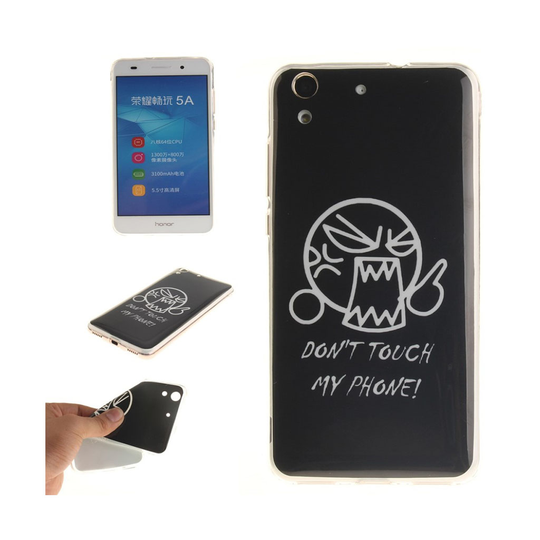Huawei Y6 II Suojaava Kuori - Vihainen Ilme