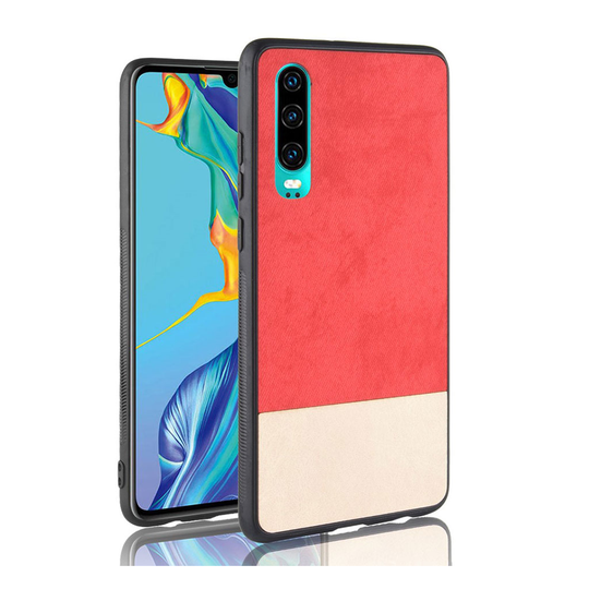Huawei P30 bi-color hybrid case - Red