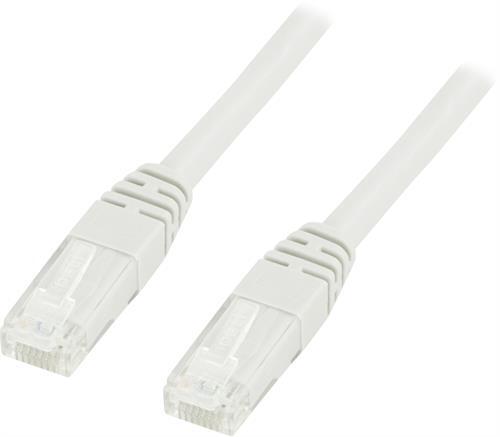 U/UTP Cat6 Laitekaapeli, 0,5m, 250MHz, Delta-sertifioitu, LSZH, Valkoinen