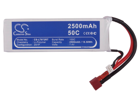 Li-Po Akku 2500 mAh 7 4V 25C