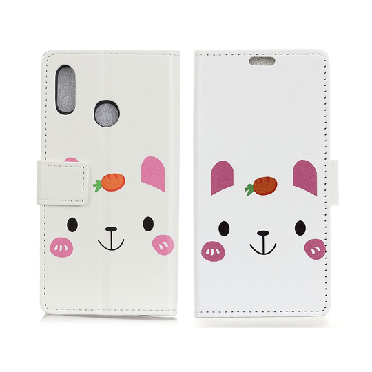 Asus ZenFone Max (M2) printtikuvio nahkainen flip suojakotelo - Suloinen eläin