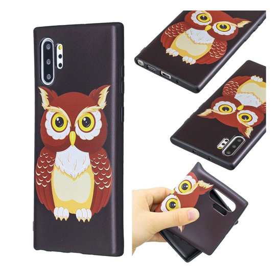 Imagine Samsung Galax Note 10 Pro kuoret - Ruskea Pöllö