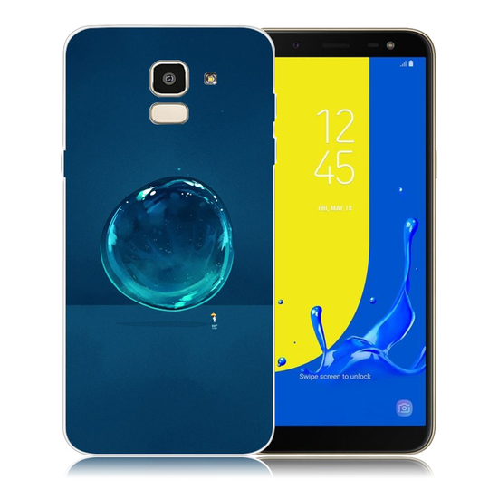 Samsung Galaxy J6 (2018) Kuviollinen Printattu Pehmeä Muovi Takasuoja Kuori - Vesipisara