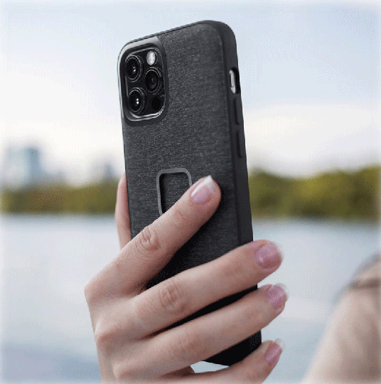 Everyday Fabric Case IPhone 12, 6.1", Charcoal