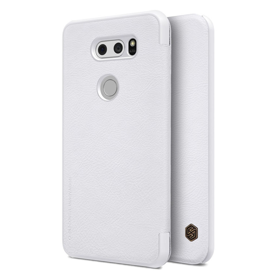 NILLKIN LG V30 eleganttinen suojakotelo - Valkoinen