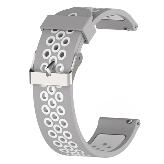 Samsung Galaxy Watch Active two-color durable watch band - Grey / White
