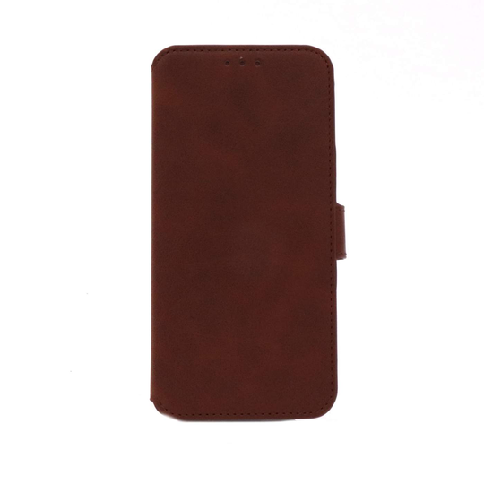 NovaNL Bookcase Volume 1.0 suojakotelo Samsung Galaxy A71 - ruskea
