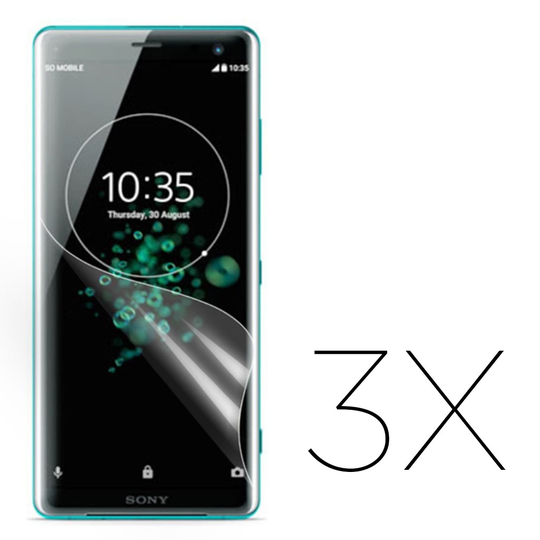 Sony Xperia XZ3 kristalli kirkas LCD näyttö suojakalvo - Transparentti 3kpl/ setti