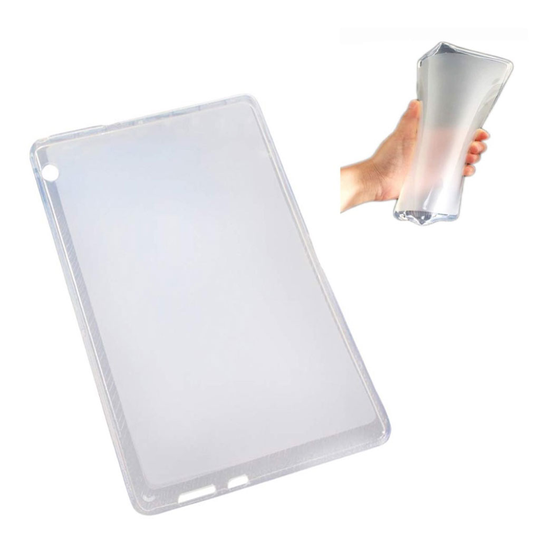 Lenovo Tab M10 frosted clear case