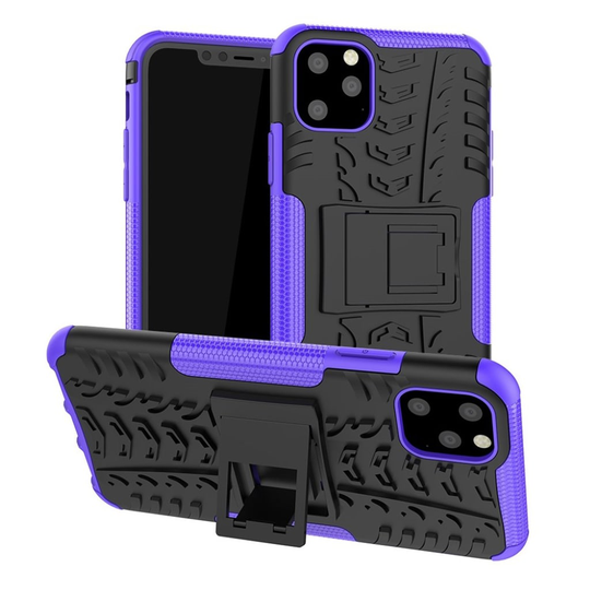 Offroad iPhone 11 Pro Max kuoret - Musta / Violetti