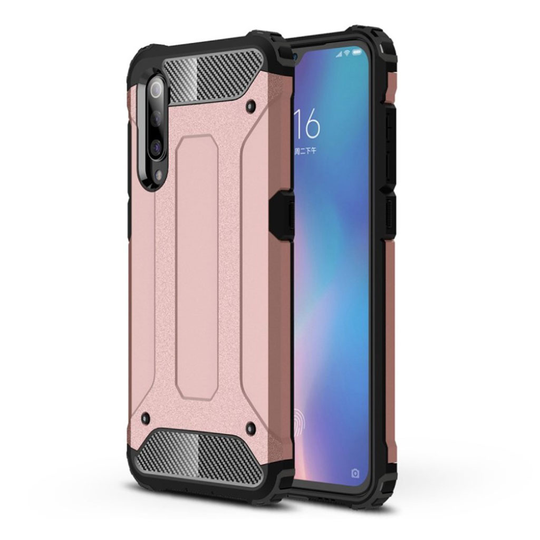 Xiaomi Mi 9 hybrid suojakotelo - Punakulta