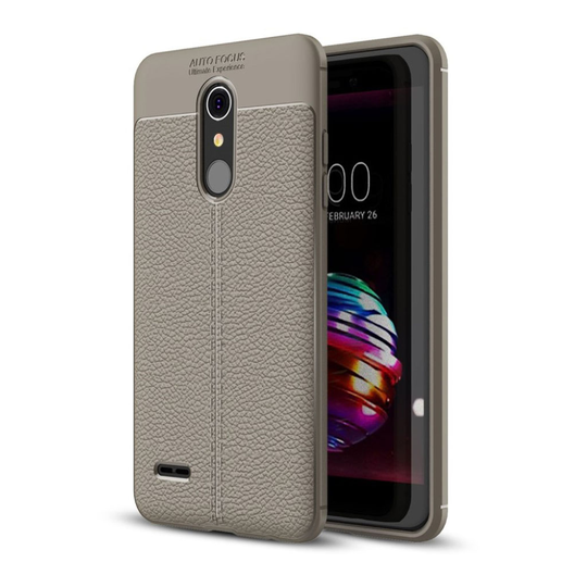 LG K10 (2018) Liitsihedelmän Jyväinen TPU Takasuoja Kuori - Harmaa