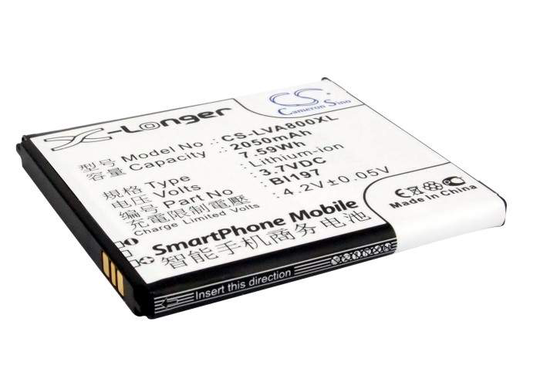 Lenovo A798T A800 A820T akku 2050 mAh
