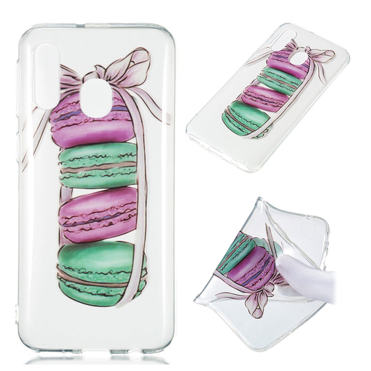 Samsung Galaxy A40 pattern case - Macarons