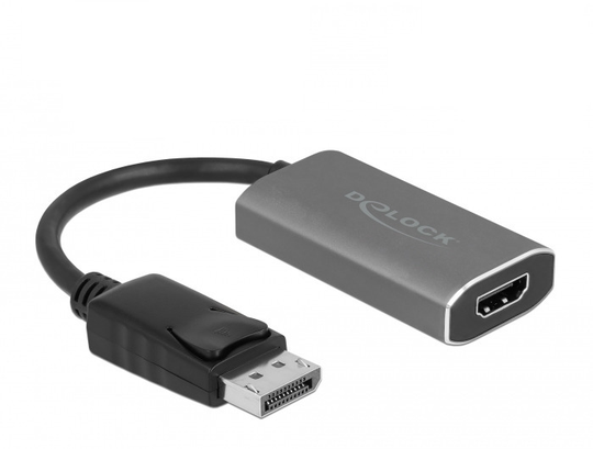 Active DisplayPort 1.4 To HDMI Adapter 8K With HDR Function, Black