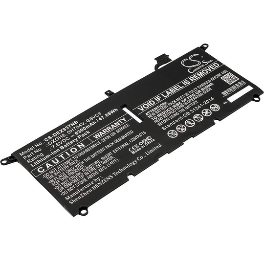 DELL XPS 13 2018 XPS 13 9370 XPS 13 9370 FHD i5 akku 6300mAh