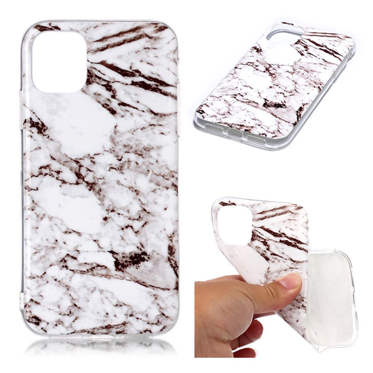 Marble iPhone 11 kuoret - Harmaa marmori